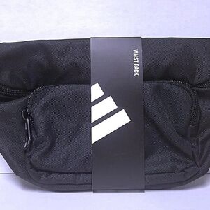 adidas Unisex Waist Pack Black Unisex New